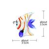 Mini Ocean Fish Figurine Cute Glass Sea Fish Ornaments for Diy Home Desktop Fairy Garden Micro Landscape Aquarium Decor Supplies