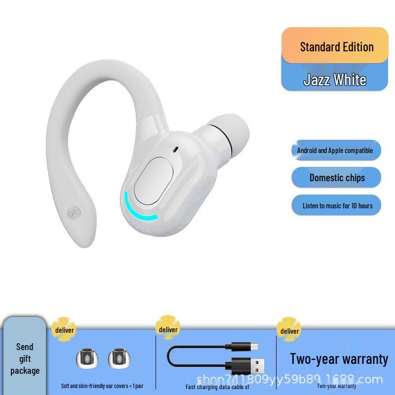F8 Sports Ear-hook Wireless Bluetooth Headphones: Waterproof, Long Standby, Heavy Bass, Bluetooth 5.2