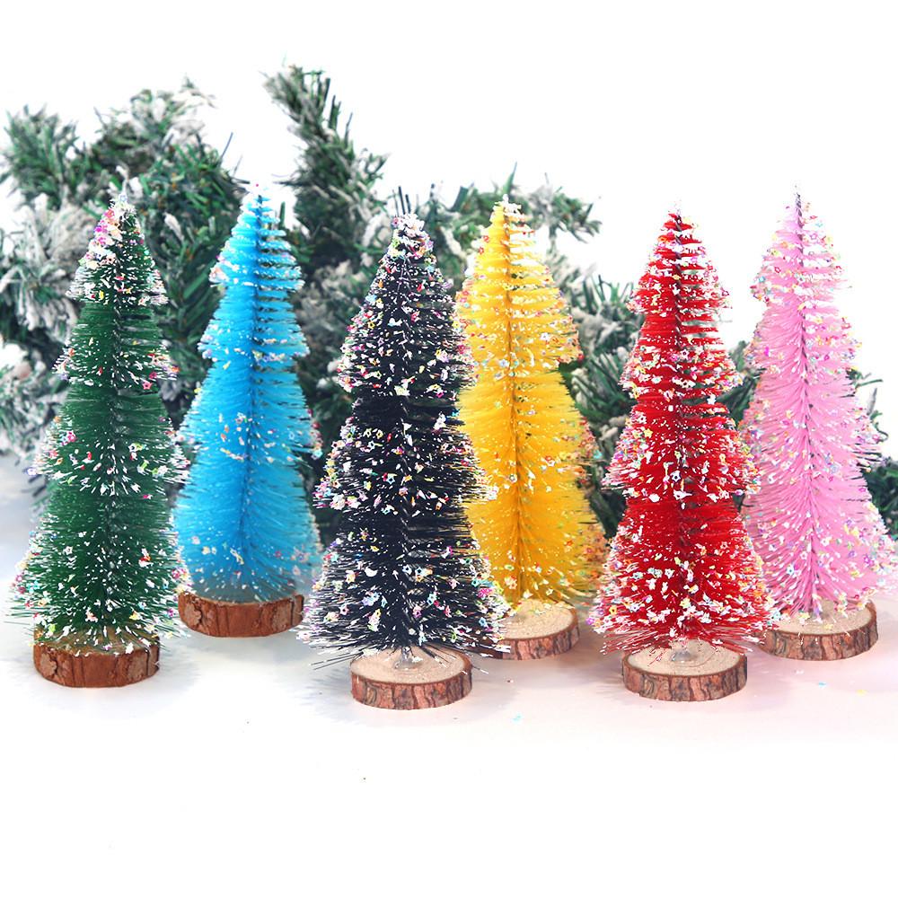 Mini Christmas Elegant Tree Decor Charming Star Shape Design Tabletop Display For Joy Holiday