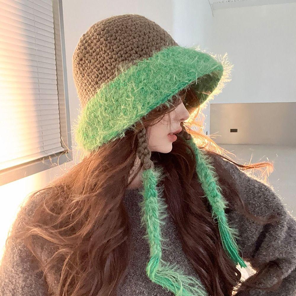 

Утолщенная шапка-бини, милая тюбетейка, повседневные шапки с капюшоном