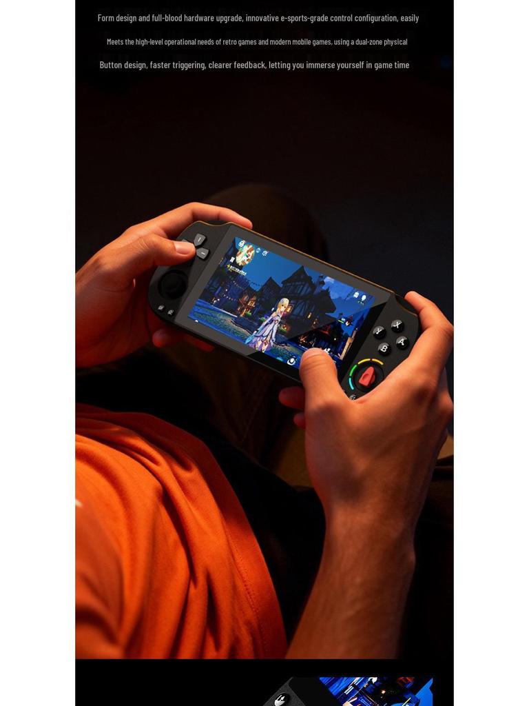 5-Inch FHD Android Handheld Retro Gaming Console with PSP Joystick & WiFi