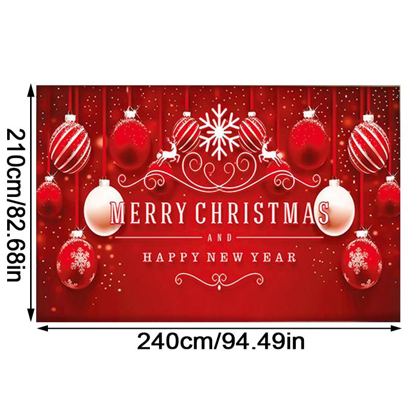 1PC Christmas Garage Door Banner Decorated Garage Door Screen 240x210cm