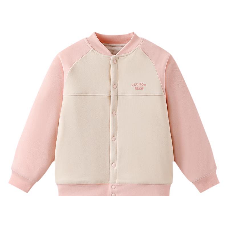 YEEHOO Kids' 4-Layer Warm Wool Baseball Jacket