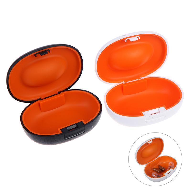 Hearing Aid Carry Case 1Pcs Portable Dustproof Hard Protective Storage Organizer Box Perfect for Travel Outdoor Use