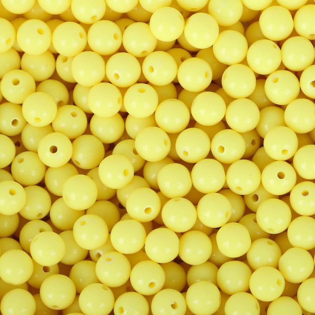 Spring Color Acrylic Beads for Children's DIY Projects