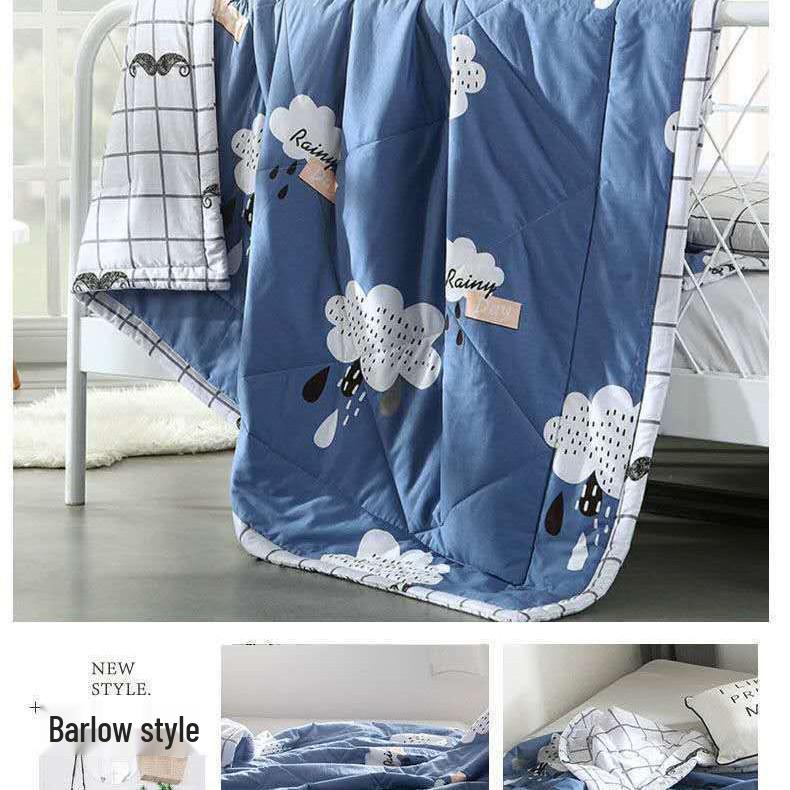 Letnia Kołdra Klimatyzacyjna - Lekka, Można Prać w Pralkce na Łóżko Podwójne/Pojedyncze, Idealna na Wiosnę, Jesień, dla Studentów i Dzieci.