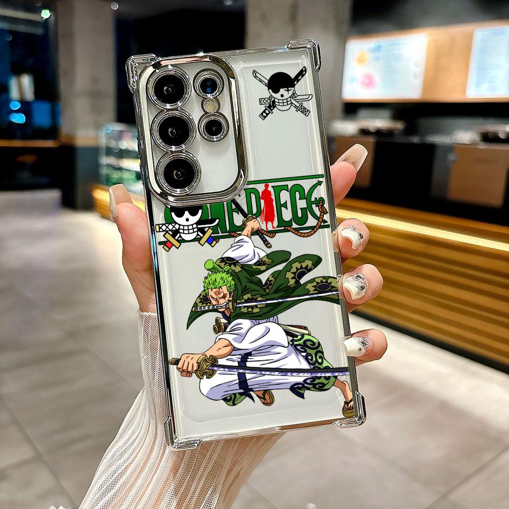 Luffy Zoro Cartoon Coque For Galaxy S26 Ultra One Pieces Phone Case For Samsung S26 S25 S24 S23 S21 Ultra S20 FE S25 Plus Cover