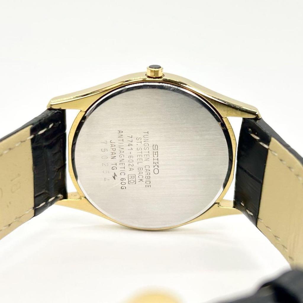 [USED] SEIKO DOLCE 7741-602A Quartz Wristwatch