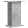 VidaXL Aquarium Stand Concrete Grey 60.5x36x72.5 Cm Engineered Wood 833643