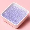 High-Gloss Jelly Color Glass Beads with Straight Holes for DIY Bracelets and Necklaces