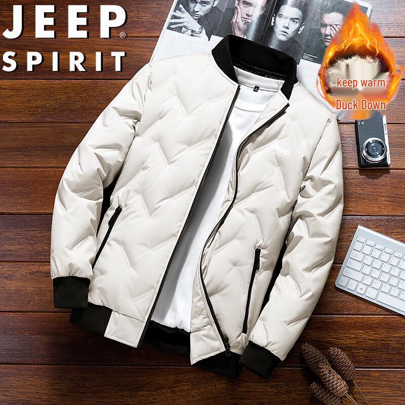 Jeep Spirit Men's Thickened Short Puffer Jacket
