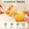 3 In 1 Peeler Easy To Clean Peeler With Container Stainless Steel Peeler Double-Sided For Household Cooking Food Preparation