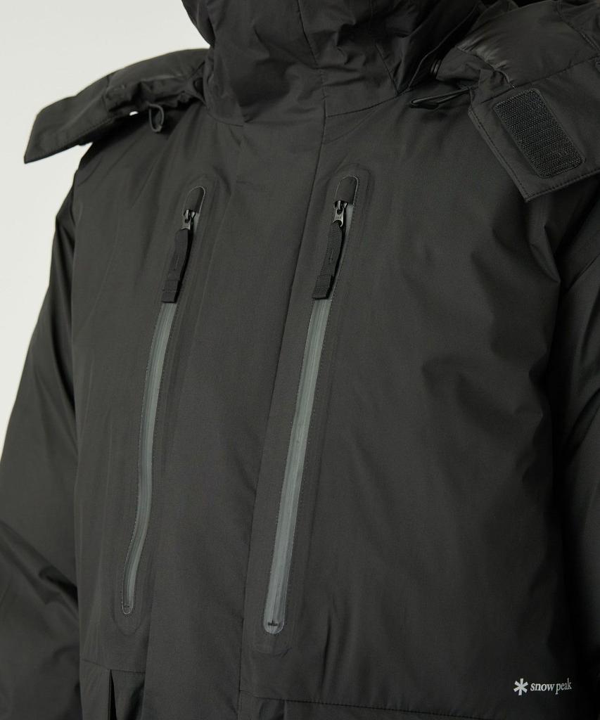 Snow Peak Vejrbestandig Dunjakke Ydertøj Jakke Dunfyldt SORT L GORE-TEX JK-25AU006 Herre Dame