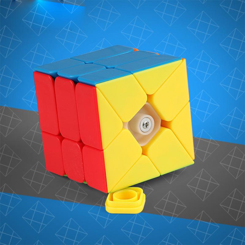 Hot! 3x3x3 Magic Cube Toy Fisher Cube Easy Turning Smooth Speed Puzzle Toy For Kids