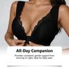 Zeriluna Front-Closure Push-up Bra: Fashionable, Sexy, Comfortable, and Breathable Underwear.