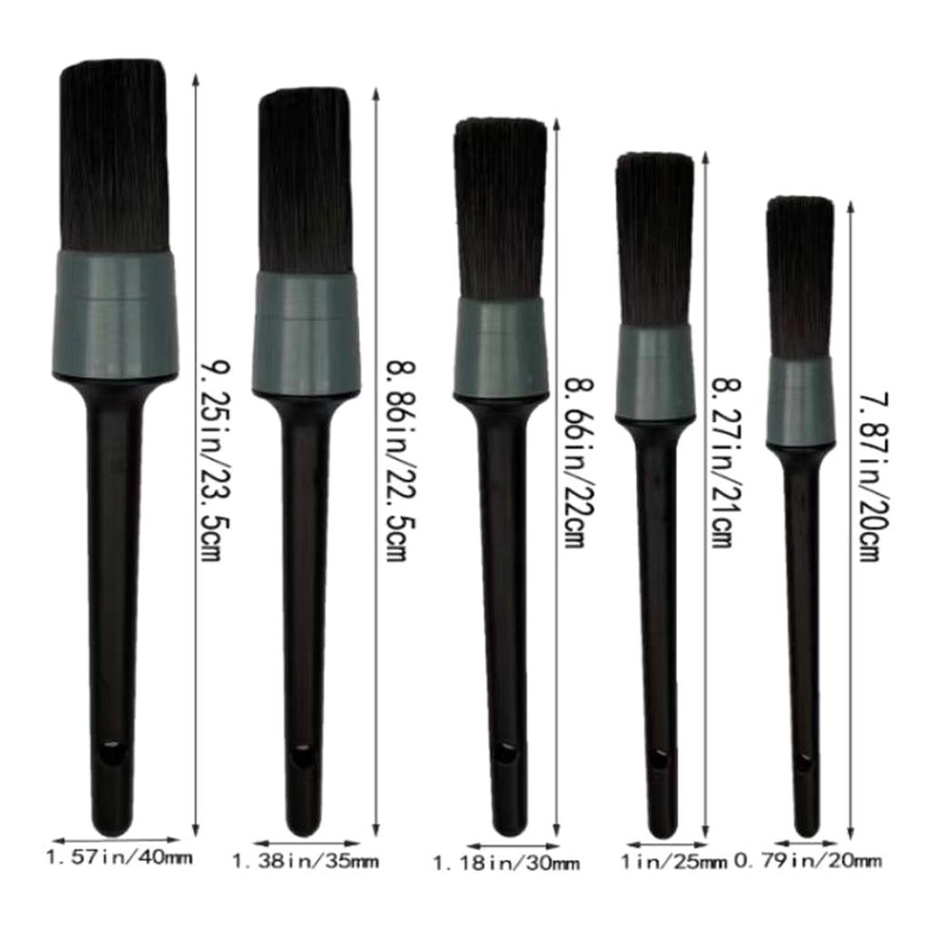 11Pcs Car Detailing Brushes Set for Wheel Cleaning Wheel Brush Car Cleaner Kit Cleaning Tool for Dust Removers Dirty Tyre