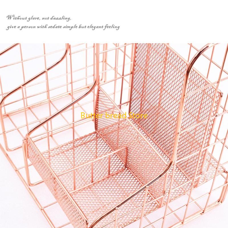 

W89C Exquisite Hollow-out Metal File Holder Letter Size File Folder Rack China Mainland