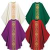 Chasuble Cosplay Gothic Round Neck Cape Performance Costume Party Halloween