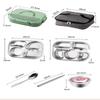 ZISIZ Insulated Stainless Steel Bento Lunch Box