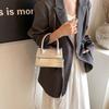 Chic Urban Pu Leather Handbag For Women 2024 Summer Stylish Glossy Shoulder Bag