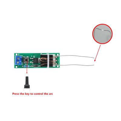 DIY High Voltage Generator Kit Arc Igniter Lighter Kit DC 3-5V 3A Electronic Cigarette Lighter Module with 18650 Battery Box