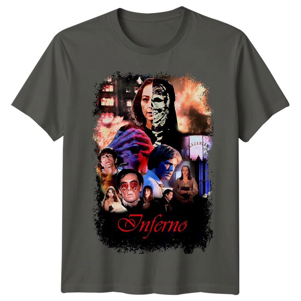 Inferno 1980 Movie Poster Inspired TShirt Retro 80s Tee