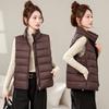Light cotton clothes, vest jacket for women's new autumn and winter thickened warm sleeveless bread clothes, cotton-padded vest top