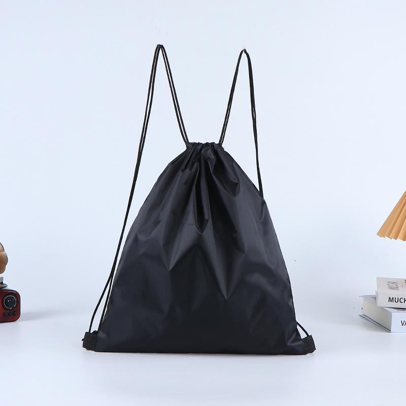 Colorful Polyester and Nylon Drawstring Bag: Double Shoulder Shopping and Storage Bag for Toys
