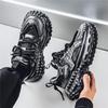 Men's Fashionable Thick-Soled Casual Sneakers - Autumn/Winter Height-Increasing Low-Top Sports Shoes