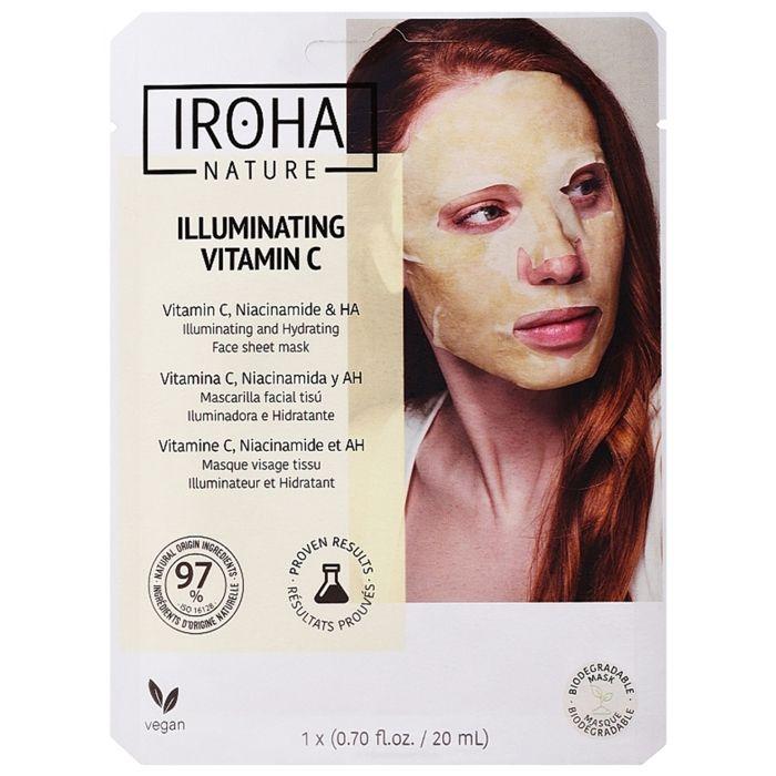 

Iroha Тканинна маска для обличчя Освітлююча Вітамін С + Гіалуронова кислота 1 шт. Femme