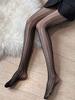 Women's Black Lolita Pantyhose Hollowed-out Mesh Stockings Lace Leggings Vintage Fishscale Fishnet Stockings Black Silk Socks