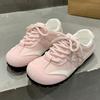 Niche retro casual board shoes, light lace-up puff shoes for women's 2025 new autumn super soft German training shoes for women