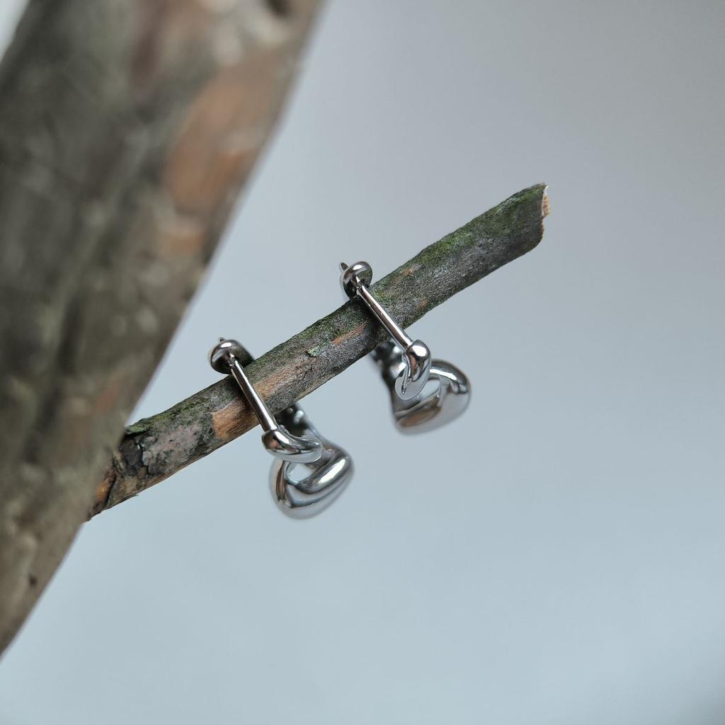 Серебряные серьги без камней (2187424)