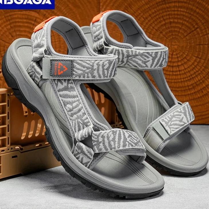 Classic Men's Hiking Sport Sandals Lightweight Leisure Beach Shoes Summer Open-Toe Breathable Travel Walking Sandials