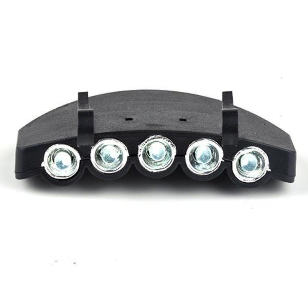 

Налобный фонарь 5 светодиодных ламп, бусины, налобный фонарь для рыбалки, кемпинга, охоты, пешего туризма, шапки, факела, мини-стиль, налобный фонарь чёрный