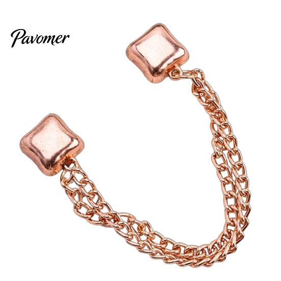 Quick Fix Pants Clip Magnetic Clothing Clips for Sleeve Hem, Multi-Function Fabric Adjustment Accessory Holder with Chain, Detachable Strong