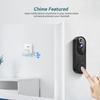 Wireless Wi-Fi Video Doorbell Camera with Two Way Audio, AI Motion Detection, Night Vision and Cloud Storage, 2.4G Wi-Fi Only
