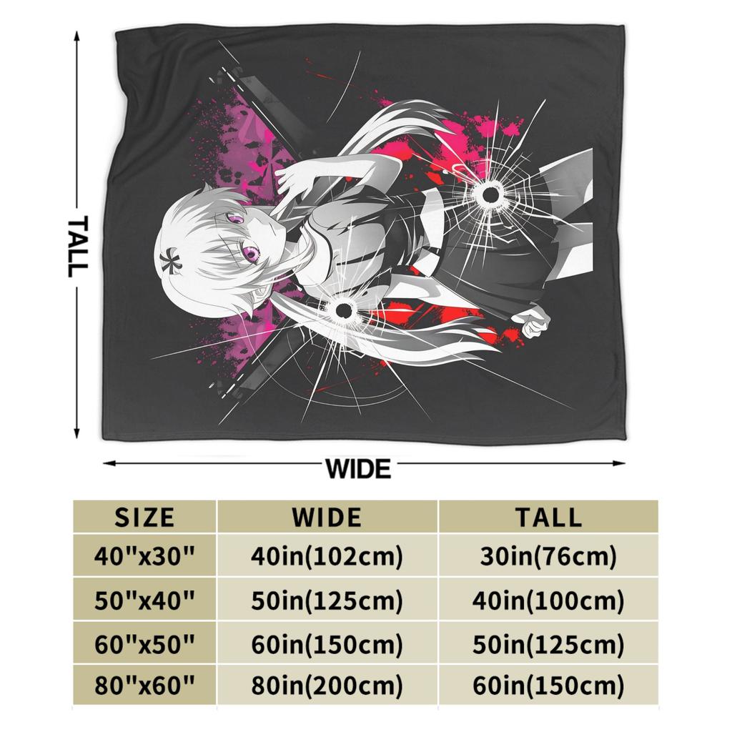 Mirai Nikki Gasai Yuno Super Soft Blankets Plush Throw Blanket Street Trend Couch Chair Flannel Bedspread Sofa Bed Cover