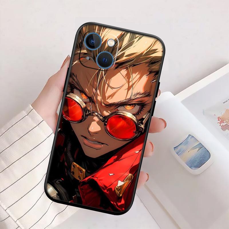 RP72 Trigun stampede New High-End Shell Phone Case for iPhone 16 15 14 13 12 Pro Max Plus Mini