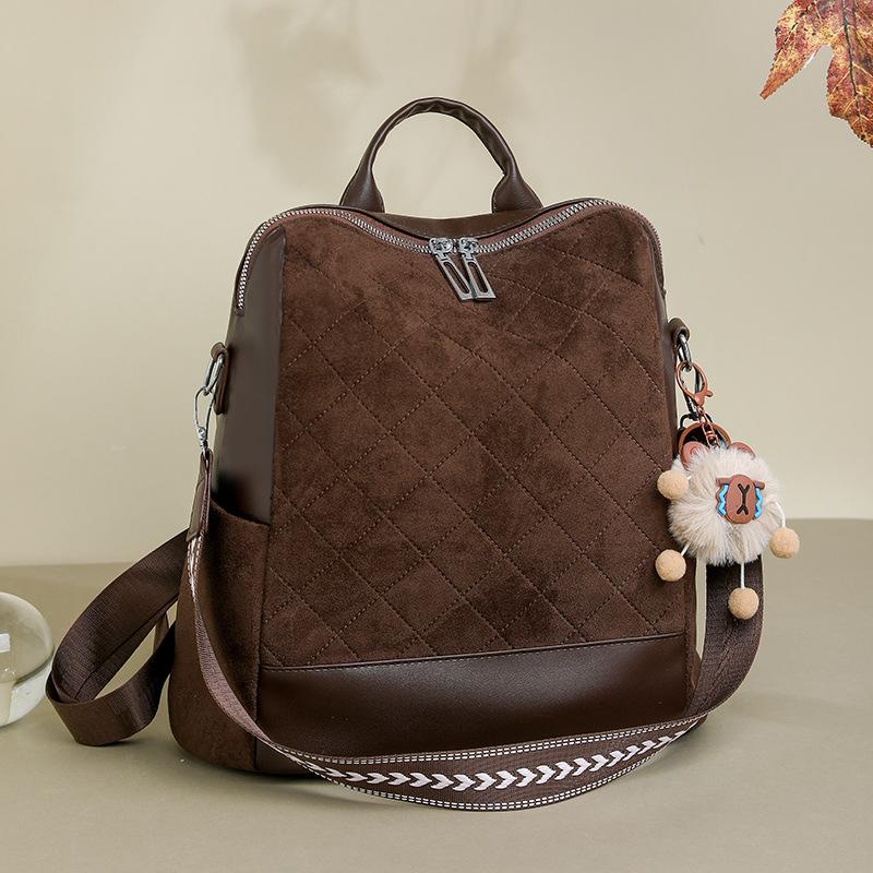 Fashionable Women's Backpack, Student Casual Travel Bag, Single-shoulder Hand-carry Schoolbag