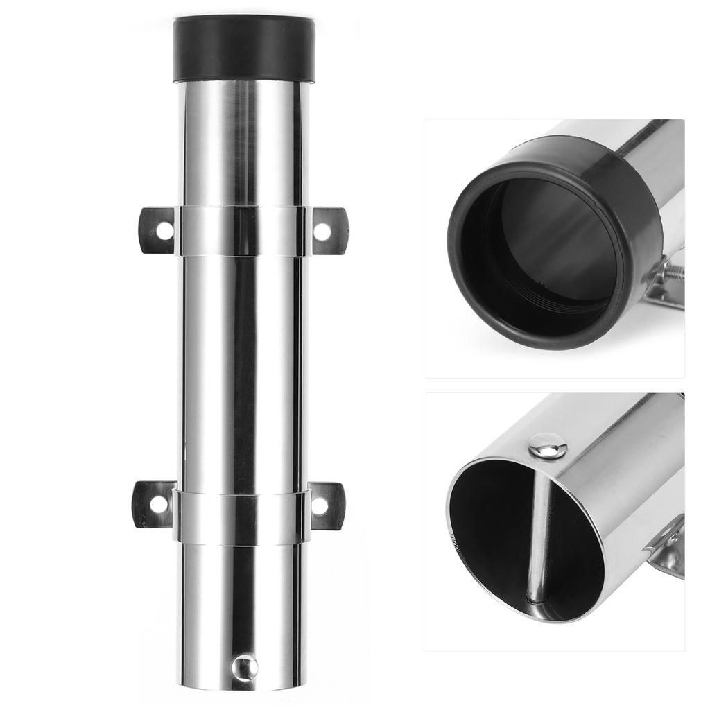 Portable Stainless Steel Fishing Rod Holder Racks Side Mount Hardware for Marine Yacht Boat