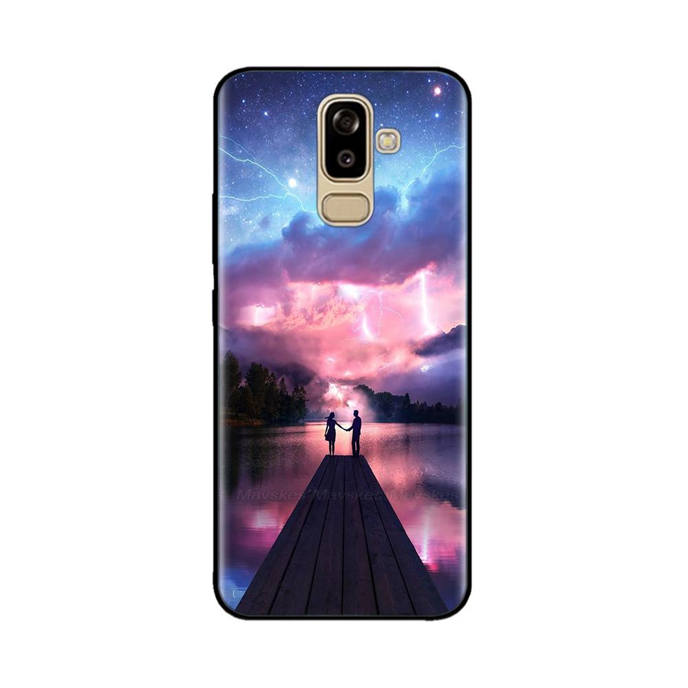 Cute Silicone Cover For Samsung Galaxy A8 2018 Phone Case A530F SM-A530F Soft TPU Funda Coque For Samsung A8 Plus 2018 A8+ A730F