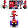 Colorful 360 Rotating Spiderman Stunt Scooter With Music And Light For Kids Fun