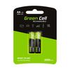 Green Cell 2000mah 1.2v 2pcs Rechargeable Ni-mh Aa Batteries, Pre-charged, Mignon Battery, Hr6 Battery, Low Self-discharge