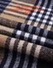Men's Cotton Plaid Long-Sleeve Shirt - Fashionable, Casual, Versatile with Pockets