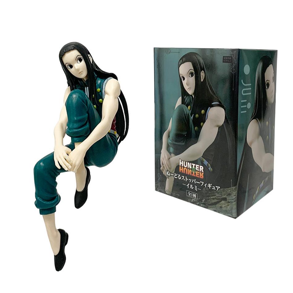 14-23cm Hunter x Hunter Chrollo Lucilfer Figura de Anime Trupe Fantasma Hisoka Figura de Ação Killua Zoldyck Kurapika Modelo Brinquedos