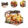 Miniature Doll House Kit Bakery Shop Detailed Handmade Decorative Crafts 3D Wooden Puzzle DIY Wood