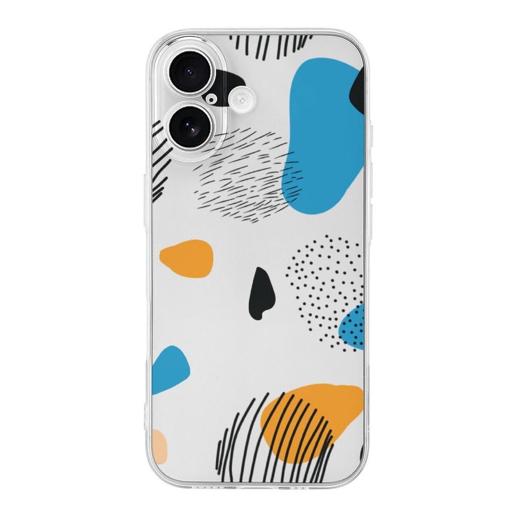 1 Pack For Iphone 17/17Air/17Pro/17ProMax TPU Clear Case With Corner Cushion, Drop Absorption, Anti-Scratch Finish, and Raised Screen Edge