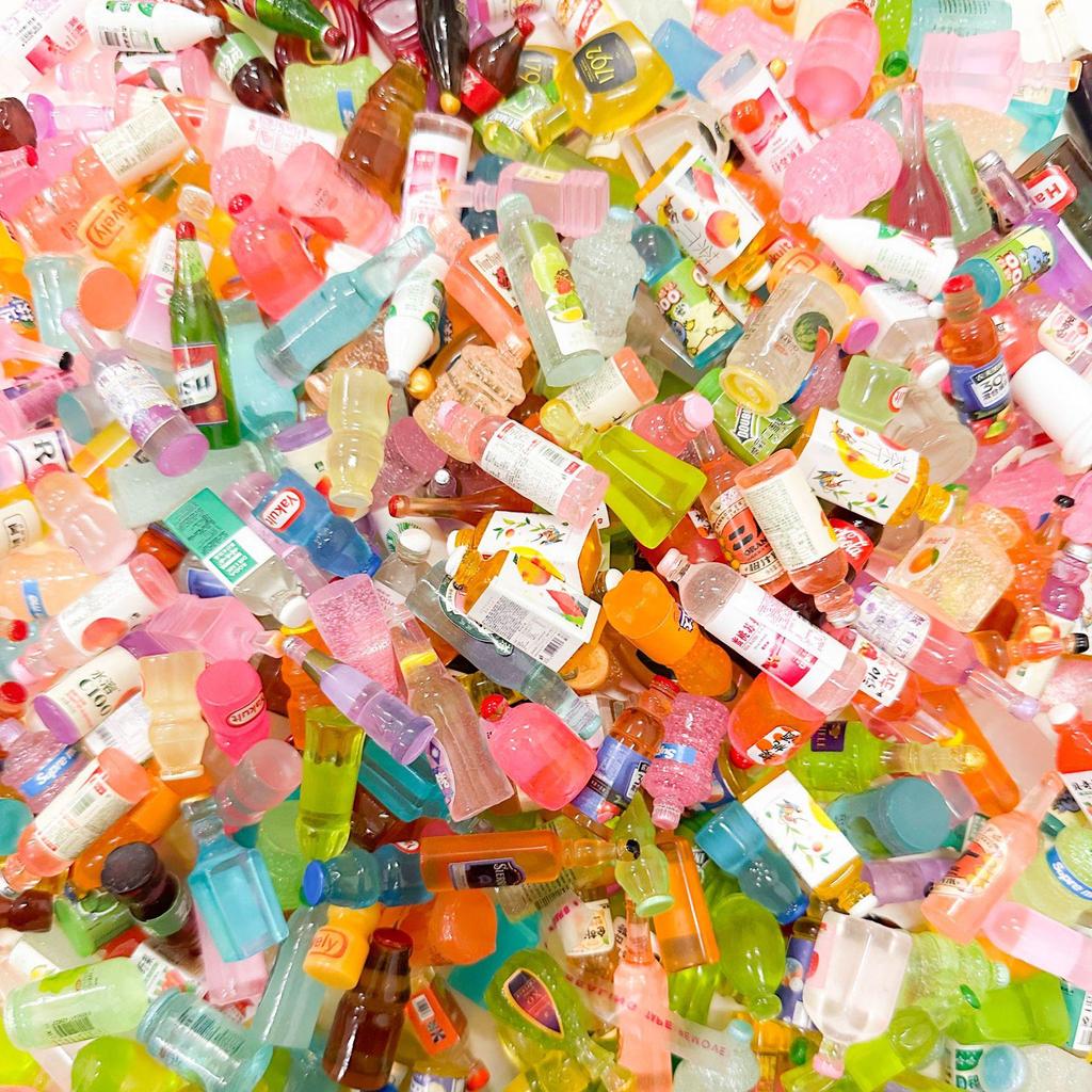 Cartoon Mini Food & Wine Bottle Blind Bag Ornaments