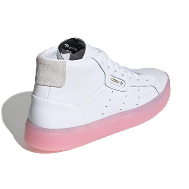 Adidas Womens Sleek Mid 'Diva' (women's sizes) White / White / Diva Skate Shoes EE8612